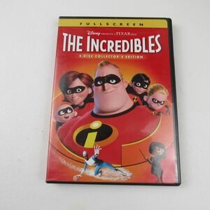 The Incredibles DVD 2 Disc Collectors Edition‎ Fullscreen Disney Pixar